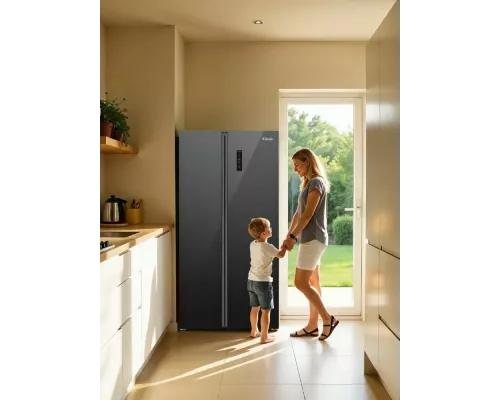 Холодильник ARDO RTH791541EGB2 черное стекло