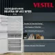 Холодильник VESTEL BF 653 NFEB бежевый