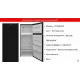 Холодильник VESTEL TF 543 NFED черный