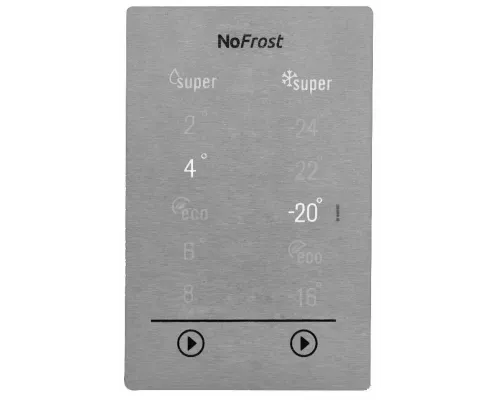 Холодильник VESTEL TF 543 NFED черный