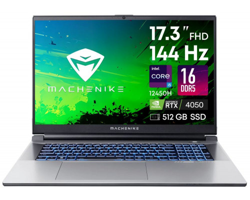 Ноутбук Machenike L17 Pulsar i5-12450H/16GB/512GB/RTX 4050/no OS Ноутбук Machenike L17 Pulsar i5-12450H/16GB/512GB/RTX 4050/no OS