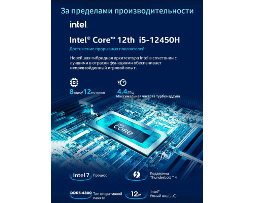 Ноутбук Colorful EVOL P15 i5-12450H/16Gb/SSD512Gb/RTX 4050 6Gb/15.6";/IPS/FHD/144Hz/NoOS Ноутбук Colorful EVOL P15 i5-12450H/16Gb/SSD512Gb/RTX 4050 6Gb/15.6";/IPS/FHD/144Hz/NoOS