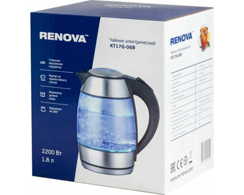 Чайник RENOVA KT17G-06B Чайник RENOVA KT17G-06B
