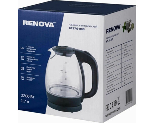 Чайник RENOVA KT17G-08B Чайник RENOVA KT17G-08B