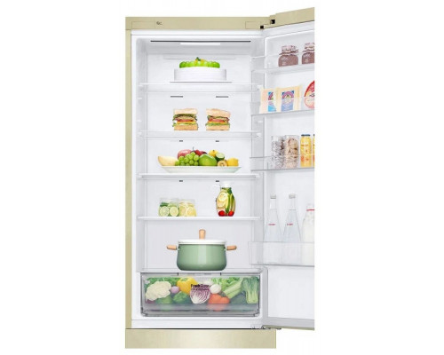 Холодильник LG GA-B509CEWL бежевый