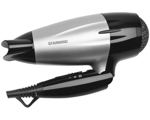 Фен STARWIND SHD 6110 черный/серебро