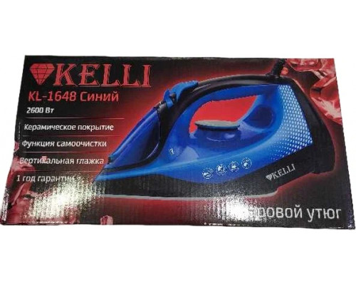 Утюг KELLI KL-1648 синий Утюг KELLI KL-1648 синий