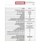 Холодильник VESTEL BF 383 NF белый