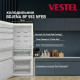 Холодильник VESTEL BF 553 NFEB беж.мрамор