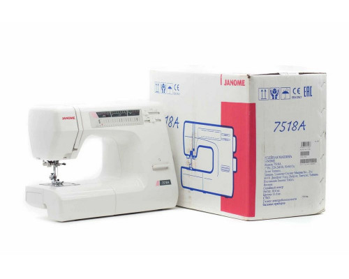 Швейная машина JANOME 7518 A белый