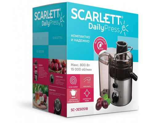 Соковыжималка SCARLETT SC-JE50S18 Соковыжималка SCARLETT SC-JE50S18