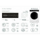 Стиральная машина VESTEL WD10140D2TW белый/черный