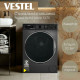Стиральная машина VESTEL WMS10120T2TS темное-серебро/черный