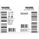 Стиральная машина VESTEL WMS12140T3W белый/черный