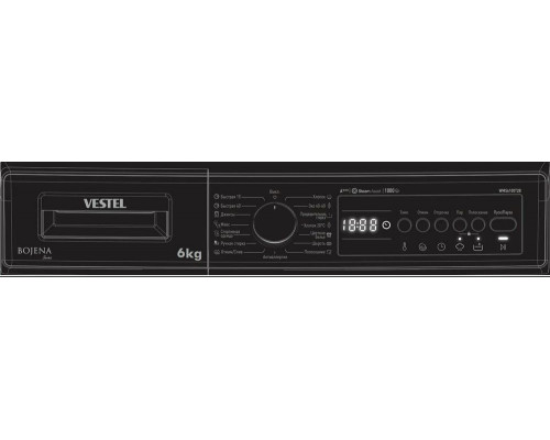 Стиральная машина VESTEL WMS6100T2B черный