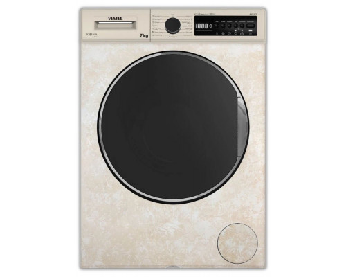 Стиральная машина VESTEL WMS7120T2G мраморно-бежевый Стиральная машина VESTEL WMS7120T2G мраморно-бежевый