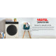 Стиральная машина VESTEL WMS8120T24 беж.мрамор/черный