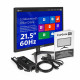 Монитор 21.5" ExeGate EB2200A VA 1920x1080, 75 Гц, 5 мс, 16:9, 200 кд/м², 1xHDMI, 1xVGA, черный (EX297376RUS)