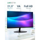 Монитор 21.5" Lime E215A VA 1920x1080, 75 Гц, 6.5 мс, 16:9, 250 кд/м², 1xHDMI, 1xVGA, черный