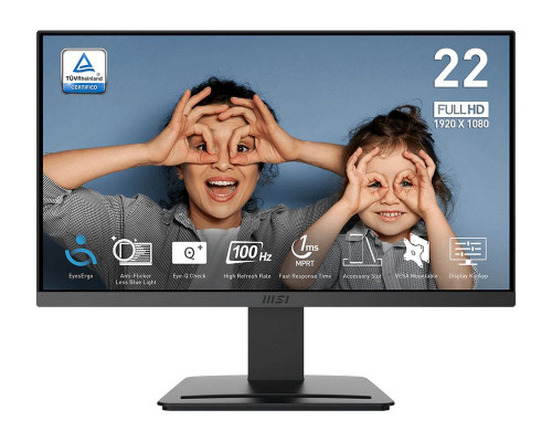 Монитор 21.5" MSI PRO MP223 E2 VA 1920x1080, 100 Гц, 4 мс, 16:9, 250 кд/м2, HDMI, DP, черный (9S6-3PB9CH-026) Монитор 21.5" MSI PRO MP223 E2 VA 1920x1080, 100 Гц, 4 мс, 16:9, 250 кд/м2, HDMI, DP, черный (9S6-3PB9CH-026)