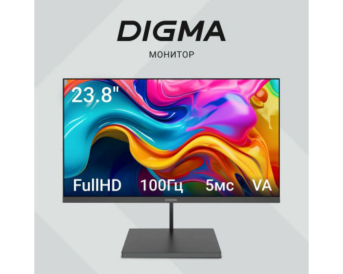 Монитор 23.8" Digma Progress 24A501F VA 1920x1080 100Hz 8ms 16:9 HDMI VGA M/M матовая 250cd 178гр/178гр G-Sync FreeSync 3кг (DM24VB02) Монитор 23.8" Digma Progress 24A501F VA 1920x1080 100Hz 8ms 16:9 HDMI VGA M/M матовая 250cd 178гр/178гр G-Sync FreeSync 3кг (DM24VB02)