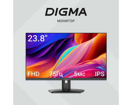 Монитор 23.8" Digma Progress 24P201F IPS 1920x1080 75Hz 5ms 250cd 178гр/178г HDMI VGA FHD 2.95кг черный Монитор 23.8" Digma Progress 24P201F IPS 1920x1080 75Hz 5ms 250cd 178гр/178г HDMI VGA FHD 2.95кг черный