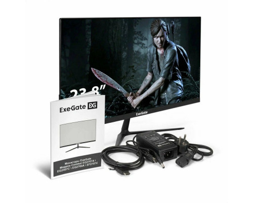 Монитор 23.8" ExeGate Combat EG2407C IPS 1920x1080, 165 Гц, 1 мс, 16:9, 300 кд/м2, HDMI, DP, выход на наушники, черный (EX295589RUS) Монитор 23.8" ExeGate Combat EG2407C IPS 1920x1080, 165 Гц, 1 мс, 16:9, 300 кд/м2, HDMI, DP, выход на наушники, черный (EX295589RUS)