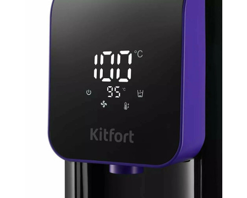 Термопот KitFort КТ-2517 черный и фиолетовый