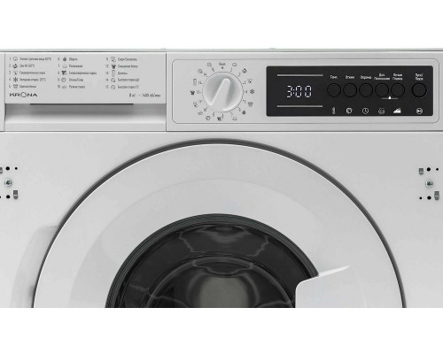 Встраиваемая стиральная машина KRONA Kalisa KRWM108 White Встраиваемая стиральная машина KRONA Kalisa KRWM108 White