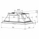 Встраиваемая вытяжка Evelux Margit 60 B
