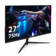Монитор 27" ExeGate SmartView ES2707A IPS 1920x1080, 75 Гц, 5 мс, 16:9, 250 кд/м2, HDMI, DisplayPort, VGA, выход на наушники, черный (EX294430RUS)