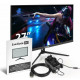 Монитор 27" ExeGate SmartView EZ2707A IPS 1920x1080, 75 Гц, 5 мс, 16:9, 250 кд/м2, 1хHDMI, 1хVGA, выход на наушники, черный