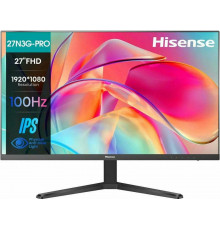 Монитор 27" Hisense 27N3G-PRO IPS 1920x1080, 100 Гц, 5 мс, 16:9, 250 кд/м2, HDMI, VGA, черный