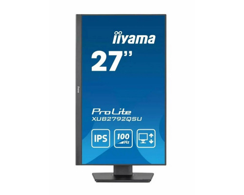 Монитор 27" Iiyama ProLite XUB2792QSU-B6 IPS 2560x1440, 100 Гц, 0.4 мс, 16:9, 250 кд/м², 1xHDMI, 1xDP, 4xUSB-A, 1x3.5 мм, 2x2 Вт, черный Монитор 27" Iiyama ProLite XUB2792QSU-B6 IPS 2560x1440, 100 Гц, 0.4 мс, 16:9, 250 кд/м², 1xHDMI, 1xDP, 4xUSB-A, 1x3.5 мм, 2x2 Вт, черный