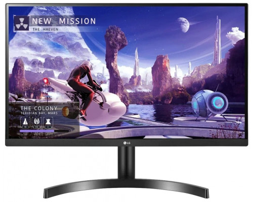 Монитор 27" LG 27QN600-B IPS 2560x1440, 75 Гц, 5 мс, 16:9, 350 кд/м2, 2хHDMI, 1хDP, черный Монитор 27" LG 27QN600-B IPS 2560x1440, 75 Гц, 5 мс, 16:9, 350 кд/м2, 2хHDMI, 1хDP, черный