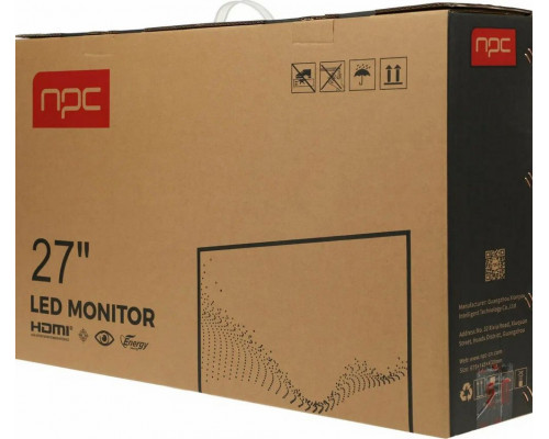Монитор 27" NPC MF2704 IPS 1920x1080, 75 Гц, 5 мс, 16:9, 250 кд/м2, 1хHDMI, 1хVGA, черный Монитор 27" NPC MF2704 IPS 1920x1080, 75 Гц, 5 мс, 16:9, 250 кд/м2, 1хHDMI, 1хVGA, черный