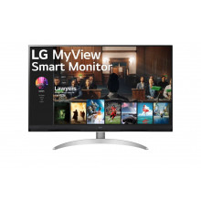 Монитор 31.5" LG 32SQ700S-W VA 3840x2160, 60 Гц, 5 мс, 16:9, 250 кд/м2, 2хHDMI, 1хUSB Type-C, белый и серебристый