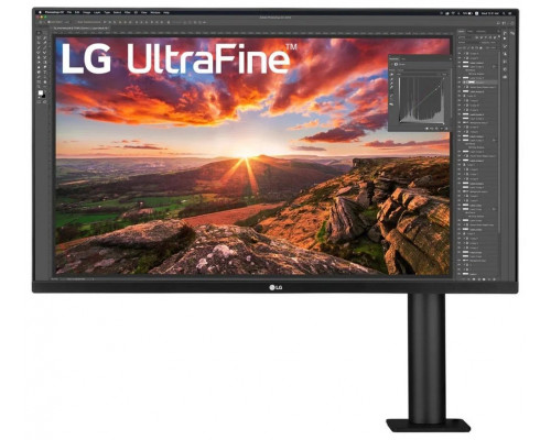 Монитор 31.5" LG 32UN880-B IPS 3840x2160, 60 Гц, 5 мс, 16:9, 350 кд/м2, 2хHDMI, 1хDP, 1хUSB-C, 2хUSB, выход на наушники, черный