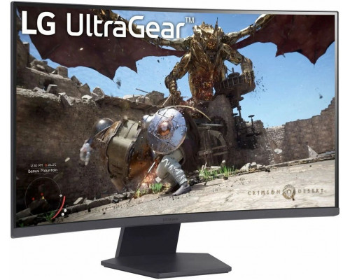 Монитор 31.5" LG UltraGear 32GS60QC-B VA 2560x1440, 180 Гц, 1 мс, 16:9, 300 кд/м², 2xHDMI, 1xDisplayPort, черный Монитор 31.5" LG UltraGear 32GS60QC-B VA 2560x1440, 180 Гц, 1 мс, 16:9, 300 кд/м², 2xHDMI, 1xDisplayPort, черный