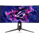 Монитор 34" ASUS ROG Swift PG34WCDM OLED 3440x1440, 240 Гц, 0.03 мс, 21:9, 450 кд/м², 2xHDMI, 1xDP, 3xUSB, 1xUSB-C, SPDIF, 1x3.5 мм, 2x2 Вт, изогнутый