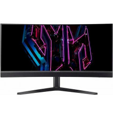 Монитор 34" Acer Predator X34Vbmiiphuzx OLED 3440x1440, 175 Гц, 0.1 мс, 21:9, 250 кд/м2, 2xHDMI, 1хDP, USB-C, изогнутый, черный