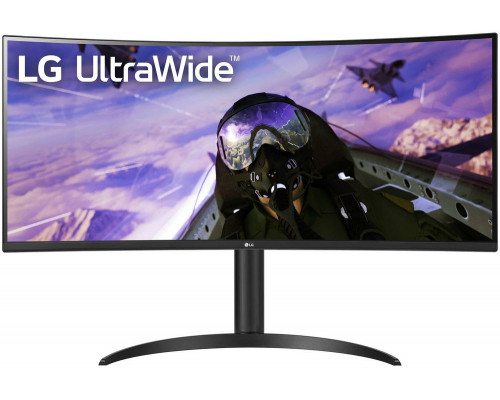 Монитор 34" LG 34WP65C-B VA 3440x1440, 160 Гц, 5 мс, 21:9, 300 кд/м2, 2хHDMI, 1хDP, выход на наушники, изогнутый, черный Монитор 34" LG 34WP65C-B VA 3440x1440, 160 Гц, 5 мс, 21:9, 300 кд/м2, 2хHDMI, 1хDP, выход на наушники, изогнутый, черный