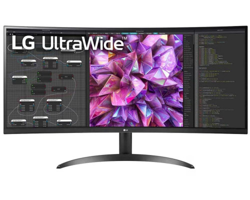 Монитор 34" LG 34WQ60C-B IPS 3440x1440, 60 Гц, 5 мс, 21:9, 300 кд/м2, 2хHDMI, 1хDP, изогнутый, черный Монитор 34" LG 34WQ60C-B IPS 3440x1440, 60 Гц, 5 мс, 21:9, 300 кд/м2, 2хHDMI, 1хDP, изогнутый, черный