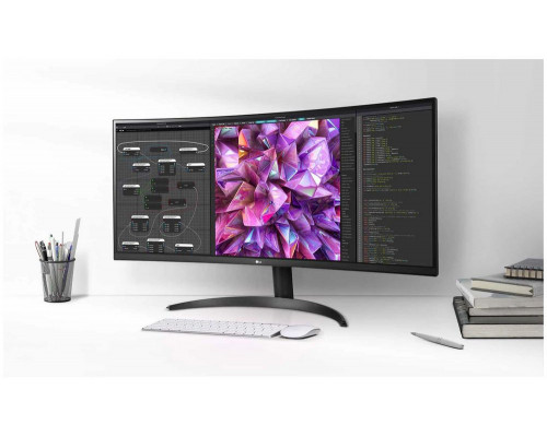 Монитор 34" LG 34WQ60C-B IPS 3440x1440, 60 Гц, 5 мс, 21:9, 300 кд/м2, 2хHDMI, 1хDP, изогнутый, черный Монитор 34" LG 34WQ60C-B IPS 3440x1440, 60 Гц, 5 мс, 21:9, 300 кд/м2, 2хHDMI, 1хDP, изогнутый, черный