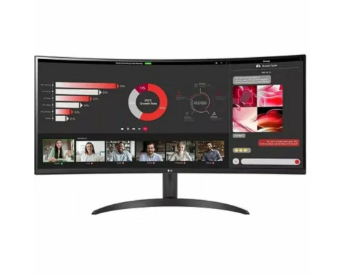 Монитор 34" LG UltraWide 34WR50QK-B VA 3440x1440, 100 Гц, 5 мс, 21:9, 300 кд/м², 2xHDMI, 1xDisplayPort, черный Монитор 34" LG UltraWide 34WR50QK-B VA 3440x1440, 100 Гц, 5 мс, 21:9, 300 кд/м², 2xHDMI, 1xDisplayPort, черный