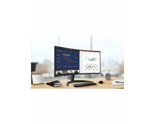 Монитор 34" LG UltraWide 34WR50QK-B VA 3440x1440, 100 Гц, 5 мс, 21:9, 300 кд/м², 2xHDMI, 1xDisplayPort, черный Монитор 34" LG UltraWide 34WR50QK-B VA 3440x1440, 100 Гц, 5 мс, 21:9, 300 кд/м², 2xHDMI, 1xDisplayPort, черный