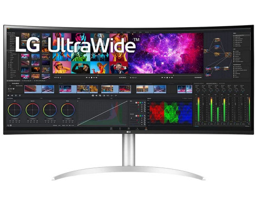 Монитор 39.7" LG 40WP95C-W NANO IPS 5120x2160, 72 Гц, 5 мс, 21:9, 300 кд/м2, 2хHDMI, 1хDP, выход на наушники, USB-C, изогнутый, черный/серебристый Монитор 39.7" LG 40WP95C-W NANO IPS 5120x2160, 72 Гц, 5 мс, 21:9, 300 кд/м2, 2хHDMI, 1хDP, выход на наушники, USB-C, изогнутый, черный/серебристый