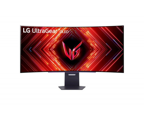 Монитор 44.5" LG UltraGear 45GS95QE-B OLED 3440x1440, 240 Гц, 0.03 мс, 21:9, 1300 кд/м2, 2хHDMI, 1хDP, изогнутый, черный, выход на наушники Монитор 44.5" LG UltraGear 45GS95QE-B OLED 3440x1440, 240 Гц, 0.03 мс, 21:9, 1300 кд/м2, 2хHDMI, 1хDP, изогнутый, черный, выход на наушники