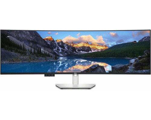 Монитор 49" Dell UltraSharp U4924DW IPS 5120x1440, 60 Гц, 5 мс, 32:9, 350 кд/м2, 2xHDMI, 1xDP, изогнутый, черный и серебристый/черный