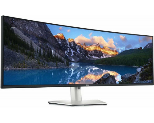 Монитор 49" Dell UltraSharp U4924DW IPS 5120x1440, 60 Гц, 5 мс, 32:9, 350 кд/м2, 2xHDMI, 1xDP, изогнутый, черный и серебристый/черный